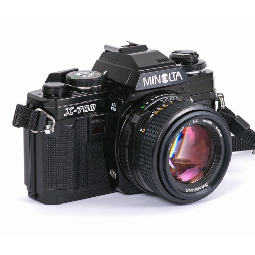 중고/미놀타 필름카메라 X-700+50mm F1.4[97%]