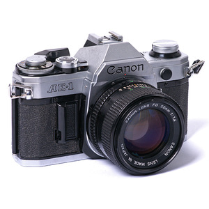 중고/캐논 필름카메라 AE-1+50mm F1.4[91%]