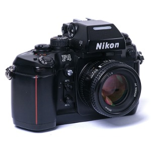 중고/니콘 필름카메라 F4+50mm F1.4[91%]