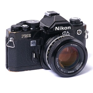 중고/니콘 필름카메라 FM2+50mm F1.4[80%]