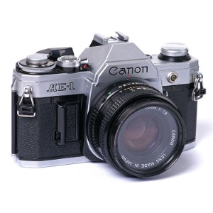 중고/캐논 필름카메라 AE-1+50mm F1.8[93%]