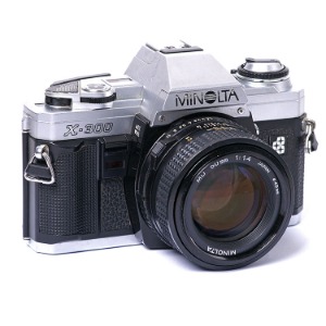 중고/미놀타 필름카메라 X-300+50mm F1.4[92%]