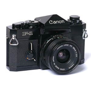중고/캐논 필름카메라 F-1+28mm F2.8[89%]