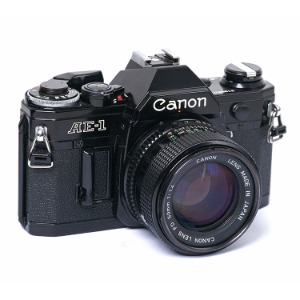 중고/캐논 필름카메라 AE-1+50mm F1.4[90%]